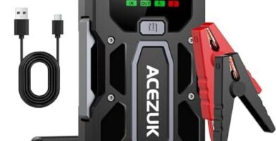 Reseña del Arrancador de Coches ACEZUK M01: 2000A, Pantalla LED, Banco de Energía