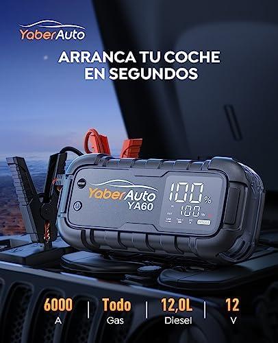 Reseña:⁣ Arrancador de Baterías YaberAuto YA60 6000A