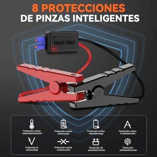 Reseña del Arrancador de Coches ACEZUK M01: 2000A, Pantalla LED, Banco de Energía