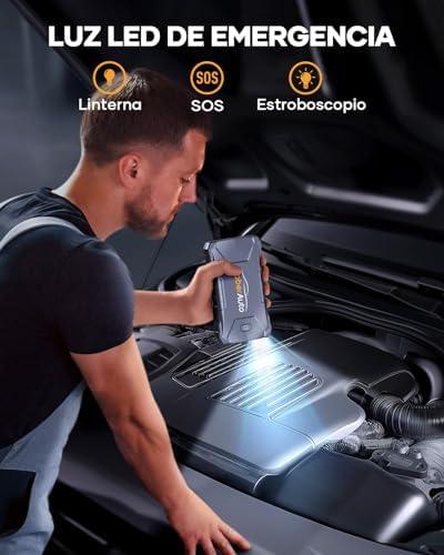 Reseña‌ YaberAuto: Arrancador Coche 2000A 13800mAh con Linterna LED