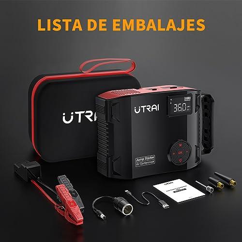 Nuestro⁤ análisis del Arrancador de Coches⁢ UTRAI JS5 6000A⁢ con ⁢Compresor ‍de ‍Aire