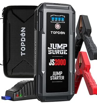 Reseña del Arrancador de Coches TOPDON 2000A/16000mAh: Potencia Portátil para Tu Vehículo