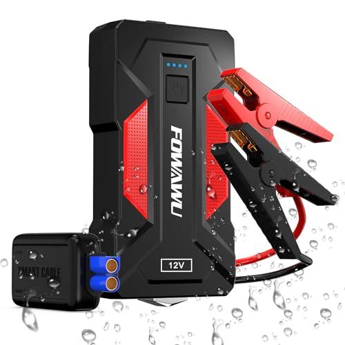 ¡Análisis detallado del FOWAWU Arrancador de Baterias de Coche 3000A 24800mAh, con luz LED y 2 Puertos USB de Carga rápida!