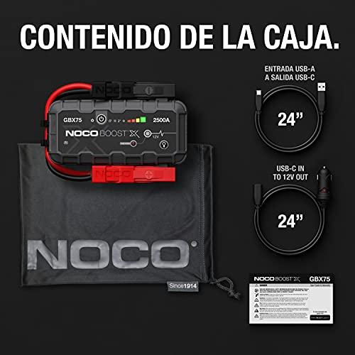 Reseña: ¡NOCO Boost X GBX75 - Arrancador de Batería de Coche 2500A!