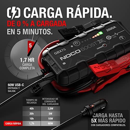 Reseña: ¡NOCO Boost X GBX75 - Arrancador de Batería de Coche 2500A!