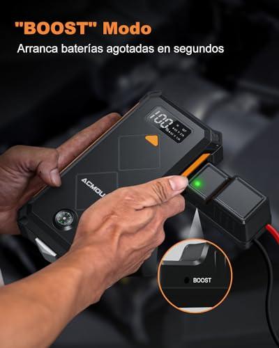 Reseña del Arrancador de Coches ACMOUNT: ‌Potente y Seguro con Carga Rápida