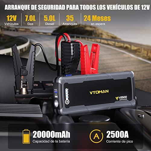 Descubre la Potencia del VTOMAN⁤ Arrancador de Coches​ 2500A - Blog de Reseñas